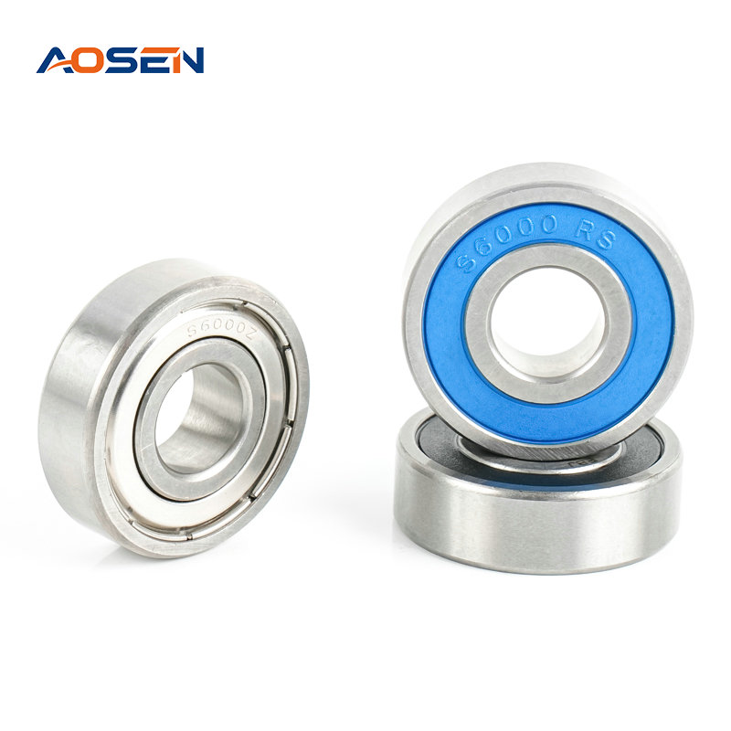 SS 6000 ZZ/2RS galas bebola alur dalam keluli tahan karat